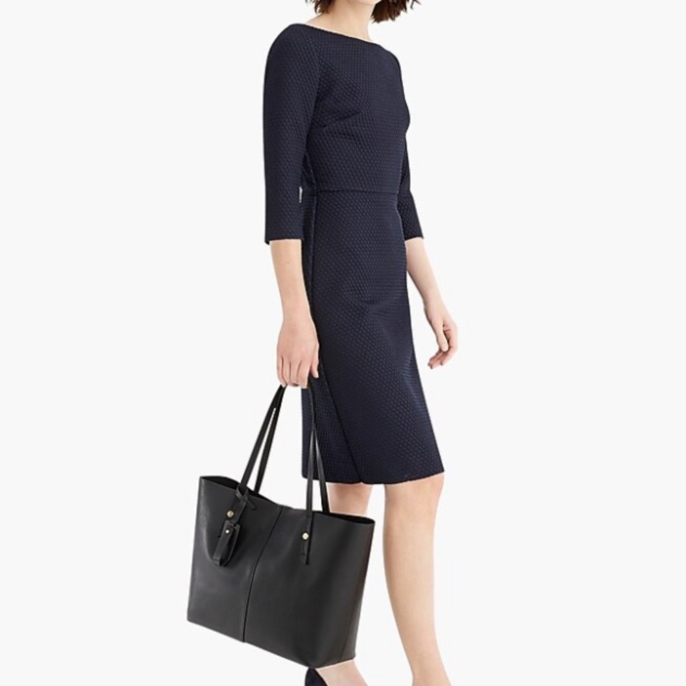 J Crew Matelasse Boatneck Dress 8